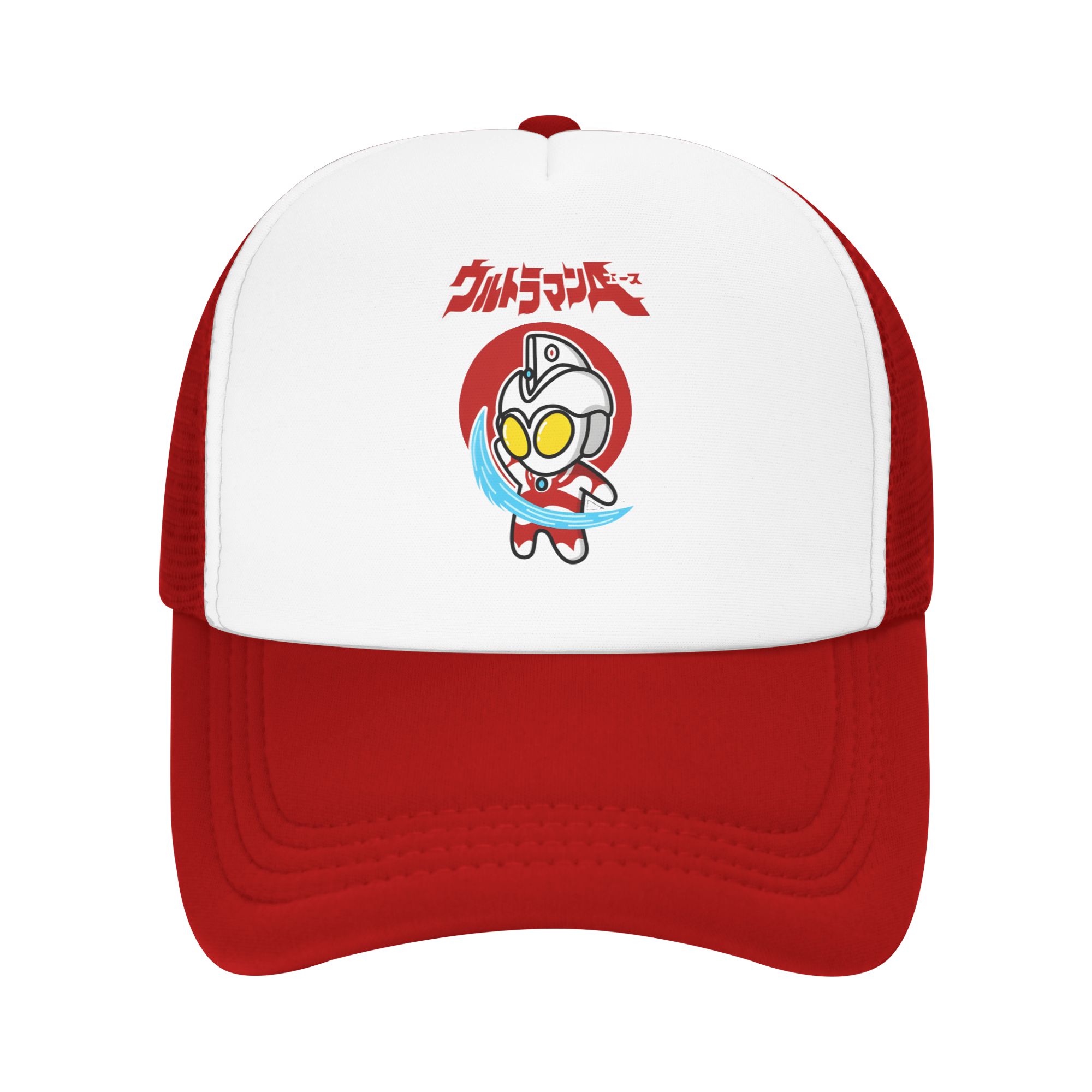 Trucker Cap Mesh - ウルトラマンズフォームトラッカーハットユニセックス夏通気性メッシュ野球帽レジャーサンハット調整可能