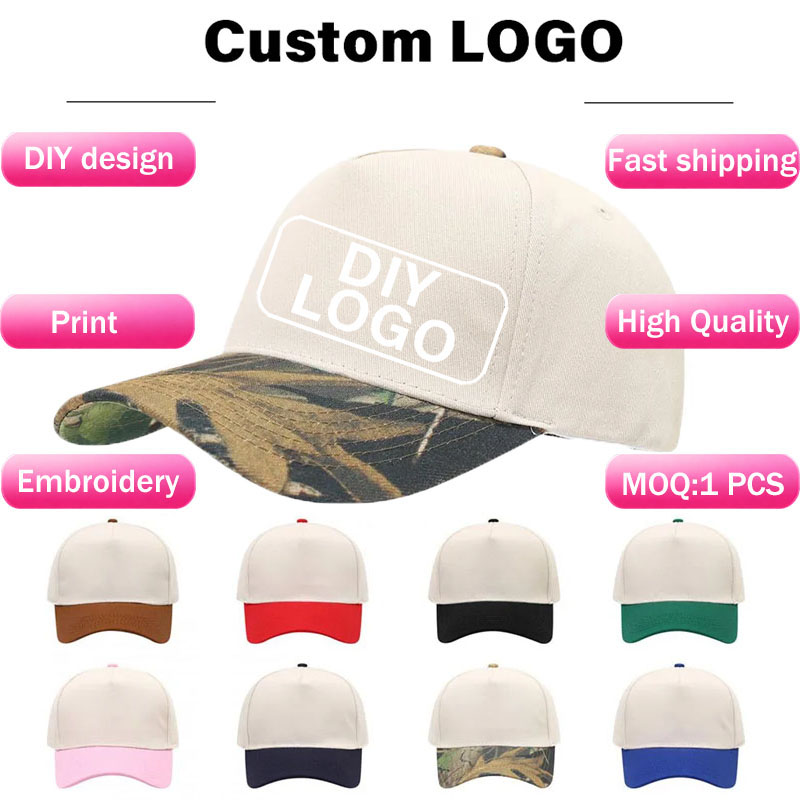 ツートーン構造5パネル野球帽 レディース カーブドビル ダッ - Dad Hat Cotton のレビューと価格