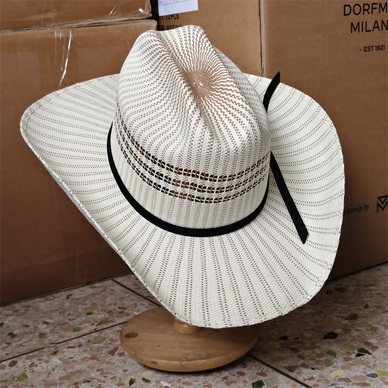 カウボーイハット カラフルなロールカフハット 男女兼用 ヴィ - Cowboy Hat Straw のレビューと価格
