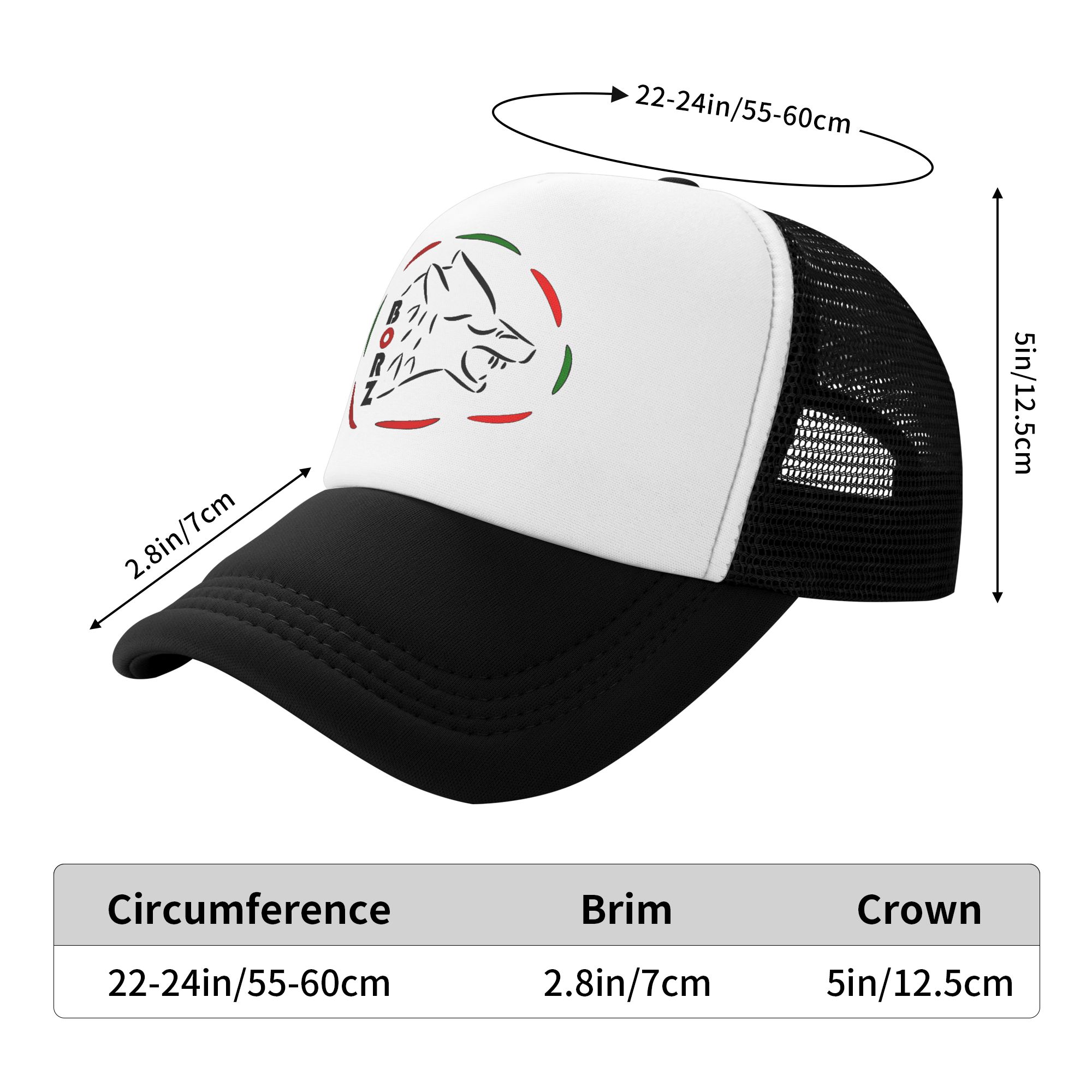 チェチェンウルフ、ボルズデザインサンハットチェチェンボルズy - Trucker Cap Mesh のレビューと価格
