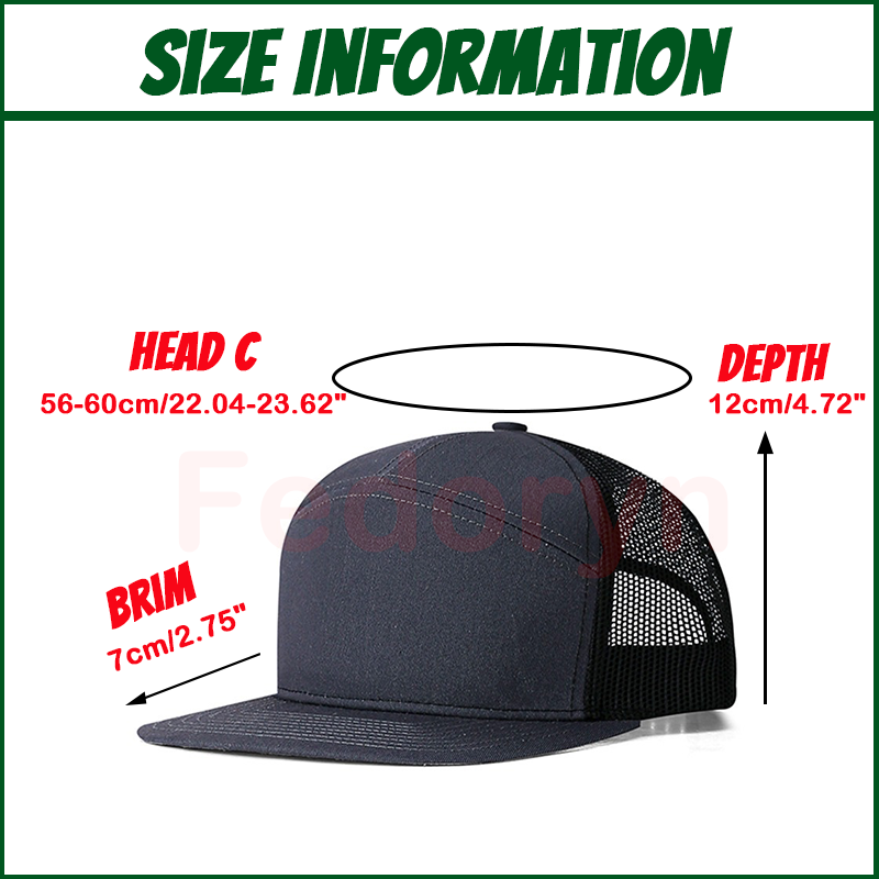 Fedoryn カスタム刺繍ロゴリチャードソン帽子ブランドデ - Trucker Cap Mesh のレビューと価格